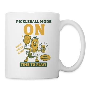 Pickleball Mode On Funny Pickleball Player Love - Mug - white - Right