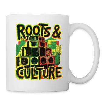 Roots Reggae Dub - Tasse - Weiß - Rechts