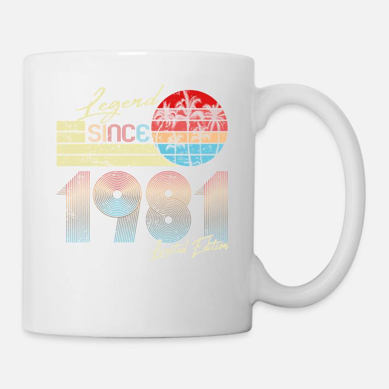 Retro Legend 1981 Limited Edition - Tasse - Weiß