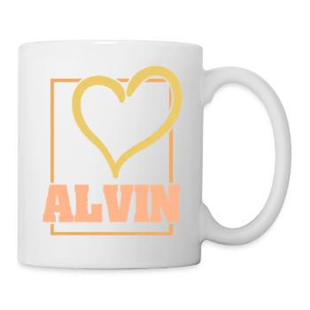 Alvi en amour - Mug blanc - blanc - Droite