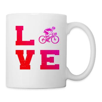 Gift idea for a road bike with road bike - Mug - white - Right