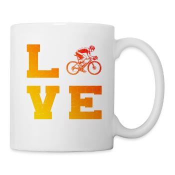 Idée cadeau pour un vélo de route avec vélo de route - Mug blanc - blanc - Droite