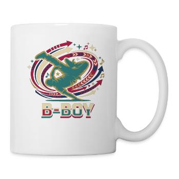 Breakdance B-Boy Hip Hop Streetdance - Mug blanc - blanc - Droite