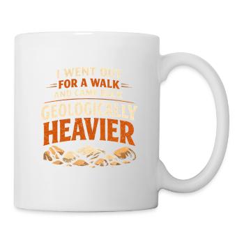 Harder back | Geology Stone Collector - Mug - white - Right