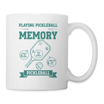 Pickleball Playing Pickleball Improves Memory - Mug - white - Right