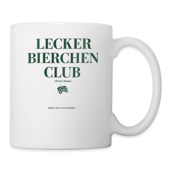 lecker Bierchen Club - Tasse - Weiß - Rechts