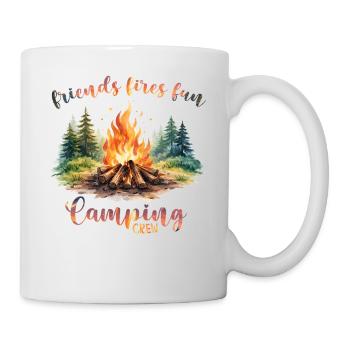 Camping, camping, camping, montagnes nature en plein air - Mug blanc - blanc - Droite
