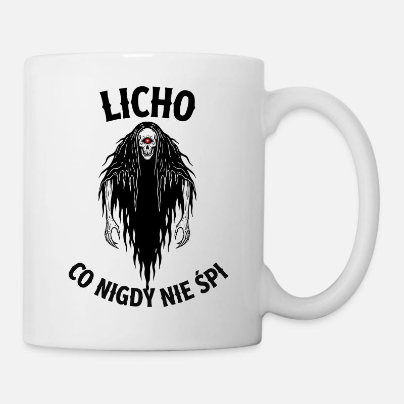 Licho Polish Folklore Never Sleeps - Mug - white