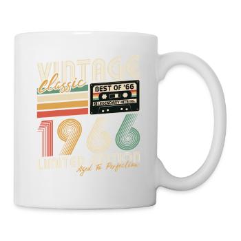 Vintage, 1966, Vintage Retro, Cadeau d’anniversaire - Mug blanc - blanc - Droite