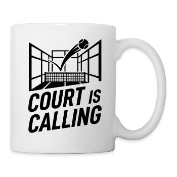 Court is Calling Padel Tennis Lifestyle Sport - Mug - white - Right