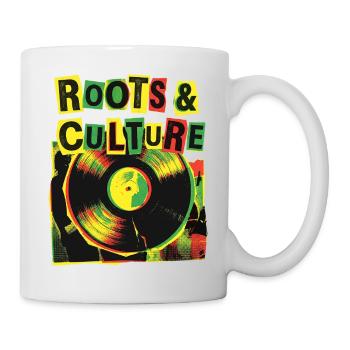 Roots And Culture Reggae - Tasse - Weiß - Rechts