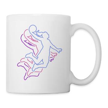 Basketball Girls Basketball Women - Mug - white - Right