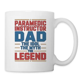 Instructeur paramédic Papa L’idole Soins d’urgence - Mug blanc - blanc - Droite