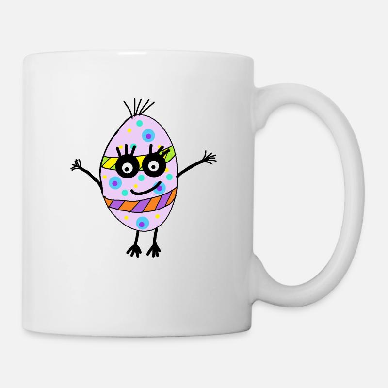 Egg Emotions Happy Easter Kids - Mug - white
