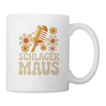 Schlager Maus Party Crew JGA Frauen Schlagermaus - Tasse - Weiß - Rechts