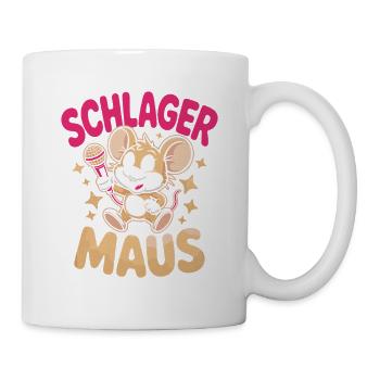 Schlager Maus Party Crew JGA Frauen Schlagermaus - Tasse - Weiß - Rechts