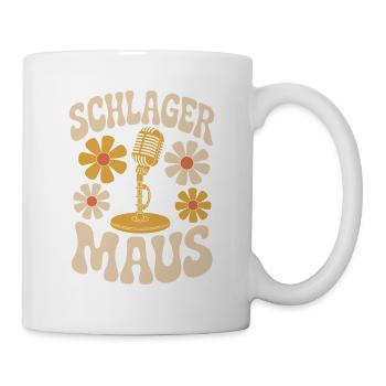 Schlager Maus Party Crew JGA Frauen Schlagermaus - Tasse - Weiß - Rechts