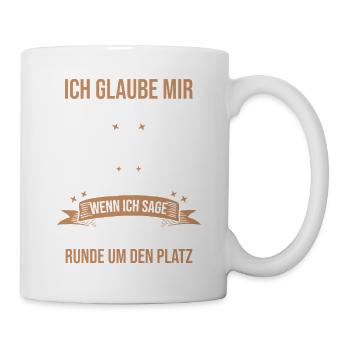 Reiten Pferdeliebhaber Reiterhof Pferde - Tasse - Weiß - Rechts