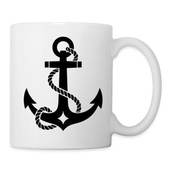 Ancre - Mug blanc - blanc - Droite