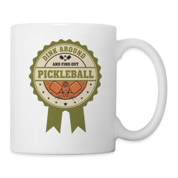 Pickleball S’amuse et découvre Un Joueur Drôle - Mug blanc - blanc - Droite