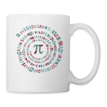 Pi - Mathematik - Tasse - Weiß - Rechts