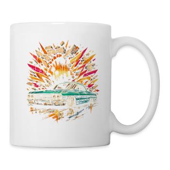 Lowrider Auto - Tasse - Weiß - Rechts