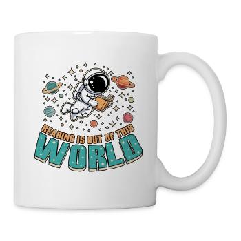 Reading Books Is Out Of This World - Mug - white - Right
