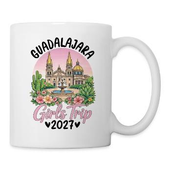 Guadalajara Girls Trip 2027 - Tasse - Weiß - Rechts