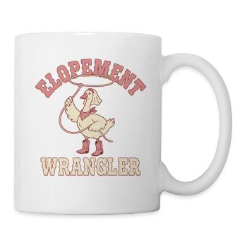 Elopement Gans Western Design - Tasse - Weiß - Rechts
