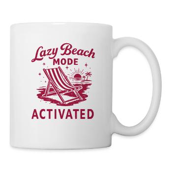 Ambiances estivales activées du Mode Plage Paresseuse - Mug blanc - blanc - Droite