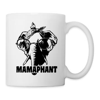 Mamaphant Elephant for Mother's Day - Mug - white - Right