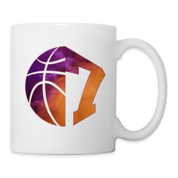 NUMMER 7 BASKETBALL 7. GEBURTSTAG - Tasse - Weiß - Rechts