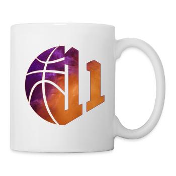 NUMÉRO 11 BASKETBALL 11E ANNIVERSAIRE - Mug blanc - blanc - Droite