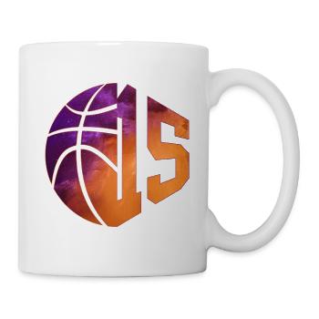 NUMMER 15 BASKETBALL 15. GEBURTSTAG - Tasse - Weiß - Rechts