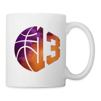 NUMÉRO 13 BASKETBALL 13E ANNIVERSAIRE - Mug blanc - blanc - Droite