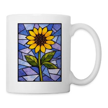Yellow Sunflowers Flowers Sunflower Graphics - Mug - white - Right