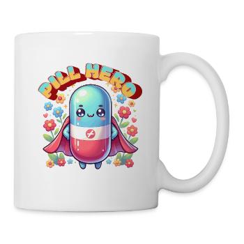 Pill Hero : Hôpital des pharmaciens de pilules Super-héros - Mug blanc - blanc - Droite