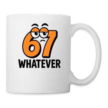 Six Seven Whatever Italian Brainrot Humor Meme  - Tasse - Weiß - Rechts