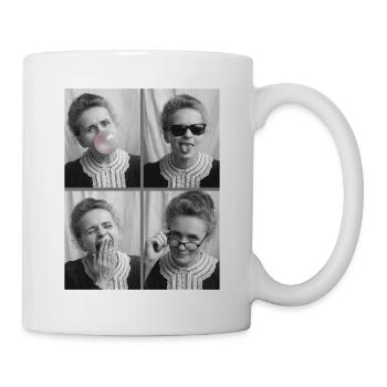 Marie Curie Fotostreifen - Tasse - Weiß - Rechts