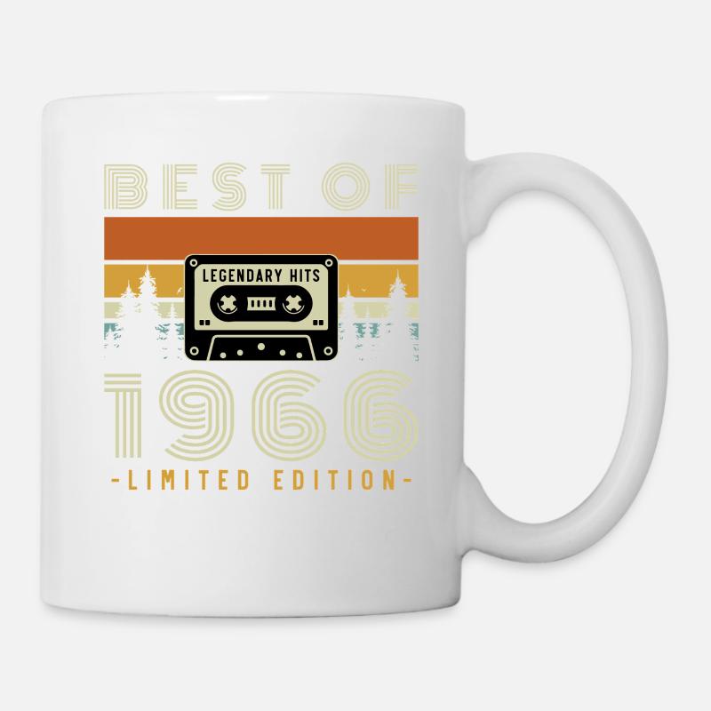 1966 Vintage Retro Geburtstagsgeschenk - Tasse - Weiß