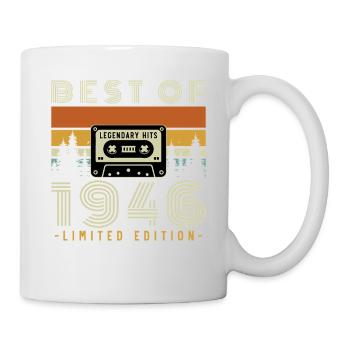 1946 Vintage Rétro Cadeau D'anniversaire - Mug blanc - blanc - Droite