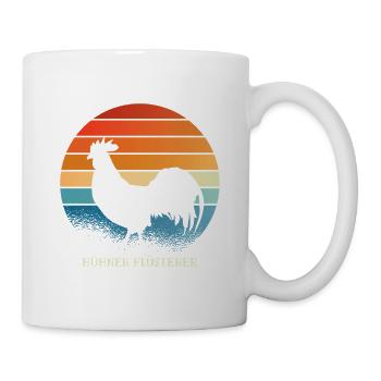 Hühnerflüsterer - Tasse - Weiß - Rechts