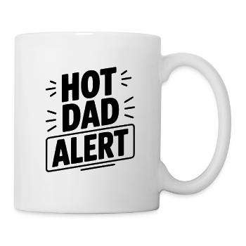 Hot Dad Alert - Mug - white - Right
