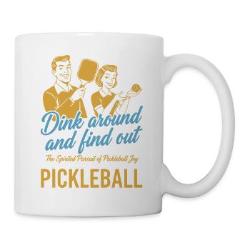 Pickleball S’amuse et découvre l’Amour Drôle - Mug blanc - blanc - Droite