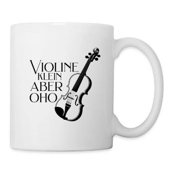 Violon - Petit mais très drôle de proverbe pour violon - Mug blanc - blanc - Droite