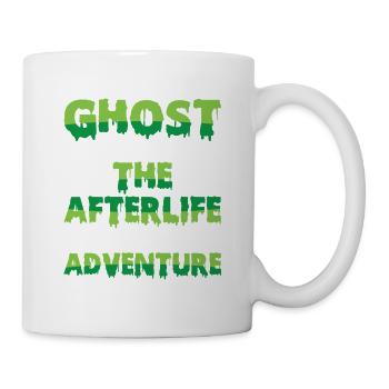 Dicton anglais d’Halloween de Chasseur de Fantômes - Mug blanc - blanc - Droite