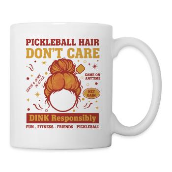 Pickleball Funny Player Pickle Ball Love - Mug - white - Right