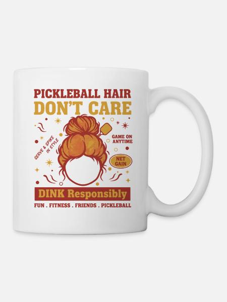 Pickleball Lustiger Pickleball Liebe - Tasse - Weiß