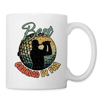 Retired Grandpa By Par Golf - Mug - white - Right