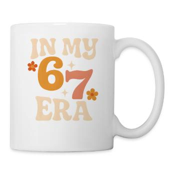 Dans mon mème d’humour italien de la pourriture cervementale de l’ère 67 des Six Sept - Mug blanc - blanc - Droite